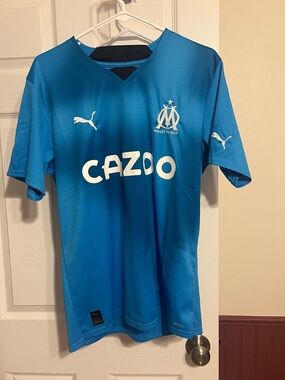 Puma Olympique de Marseille Blue Cazoo Jersey (2022/23)